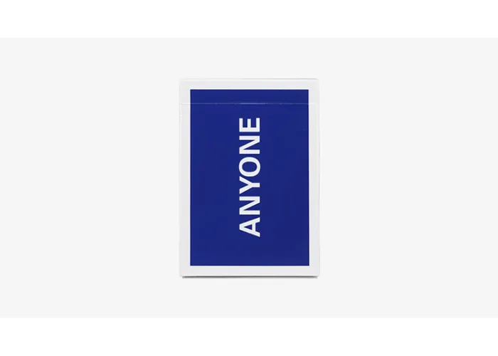 Cap Logo (Navy) ANYONE Playing Cards