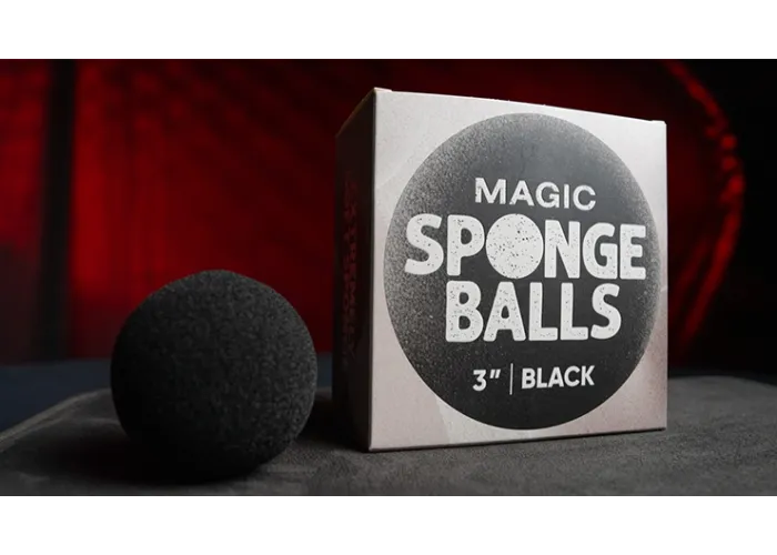 Magic Sponge Balls 50PK BLACK 3" by Murphy's Magic