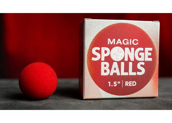 Magic Sponge Balls 50PK RED 1.5" by Murphy's Magic