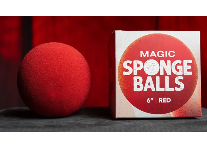 Magic Sponge Balls 1PK RED 6" by Murphy's Magic