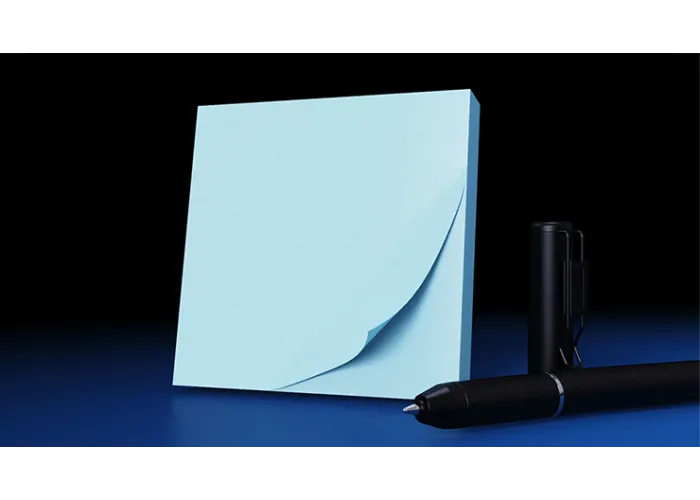 The Iarvel Magic Post-It Pad (Blue) by Iarvel Magic