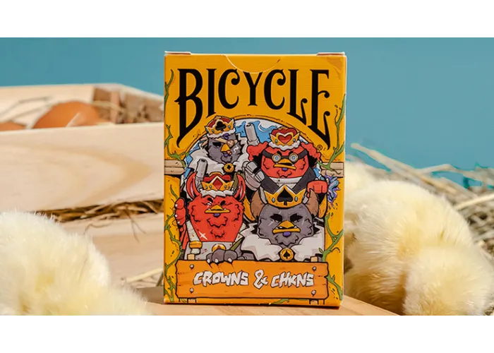 BICYCLE CHKNS & CROWNS PLAYING CARDS