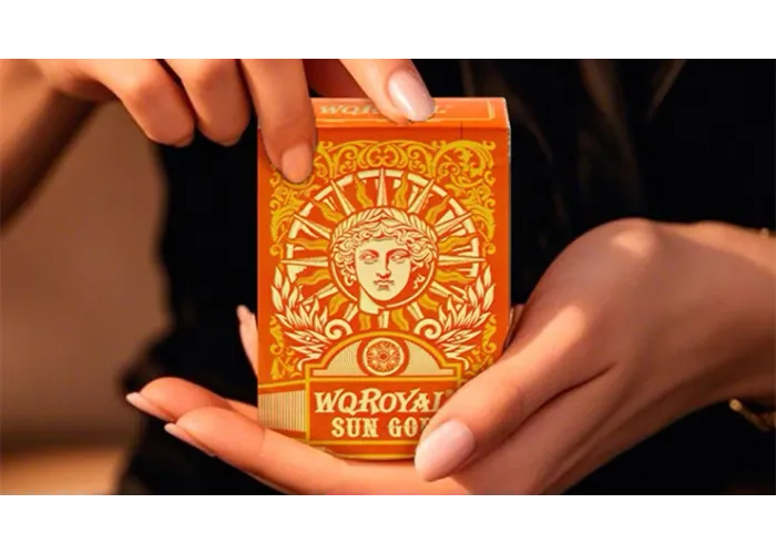 Sun God Greek Mythology Themed Orange Edition Playing Cards