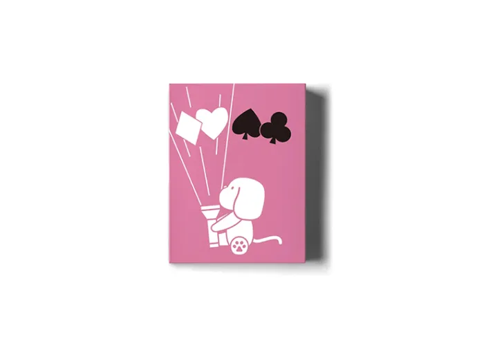 Diary of Kitten and Puppy - Puppy Pink Edition Playing Cards