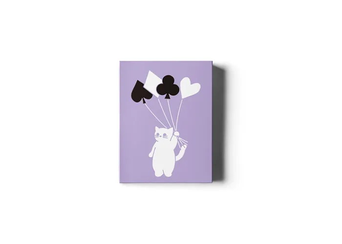 Diary of Kitten and Puppy - Kitten Purple Edition Playing Cards