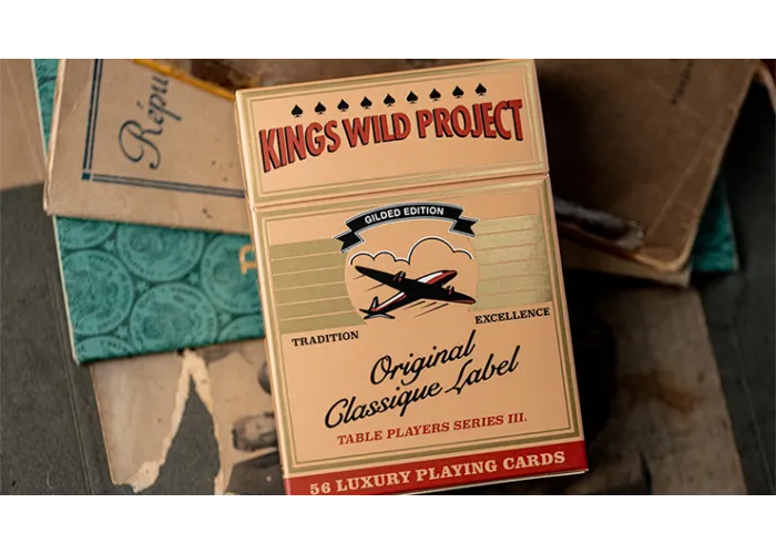 Gilded No.13 Table Players Vol.39 Playing Cards by Kings Wild Project