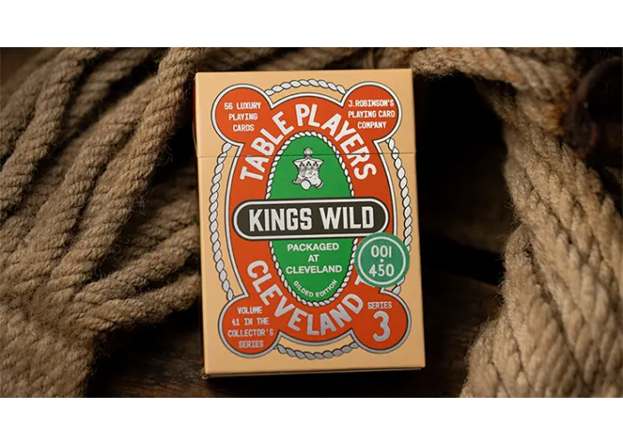 Gilded No.13 Table Players Vol.41 Playing Cards by Kings Wild Project