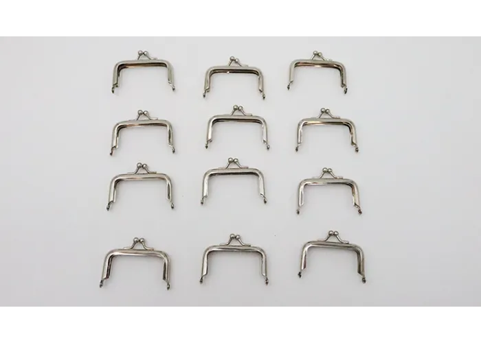 Purse Frames (Silver, 12 in one pack) Goshman