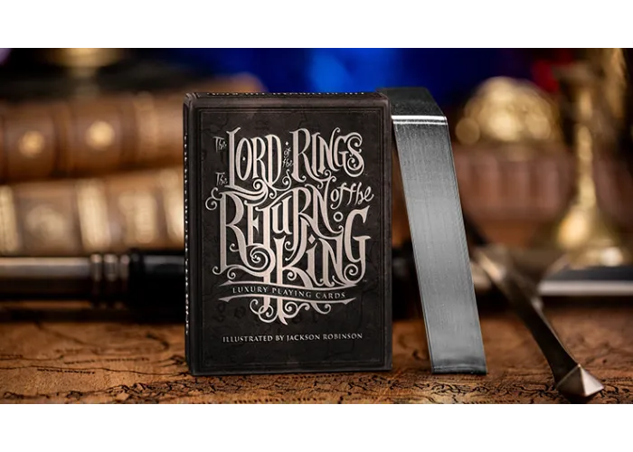 The Lord of the Rings - Return of the King Playing Cards (Black Gilded Edition) by Kings Wild