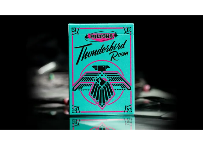 FULTON'S THUNDERBIRD ROOM TURQUOISE EDITION PLAYING CARDS