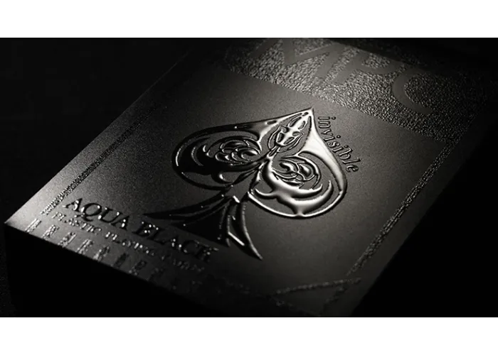Aqua Black Invisible Playing Cards by MPC