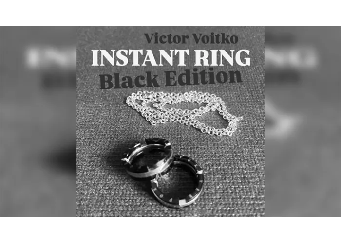 Instant Ring (silver/black, Size 10) by Viktor Voitko