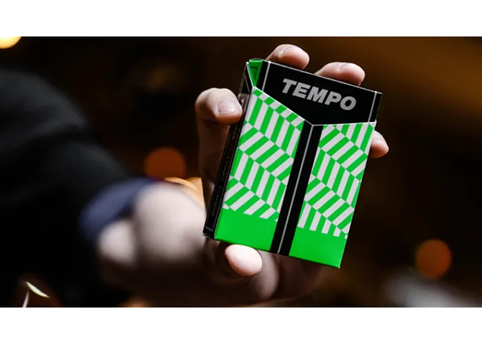 Tempo Green Playing Cards