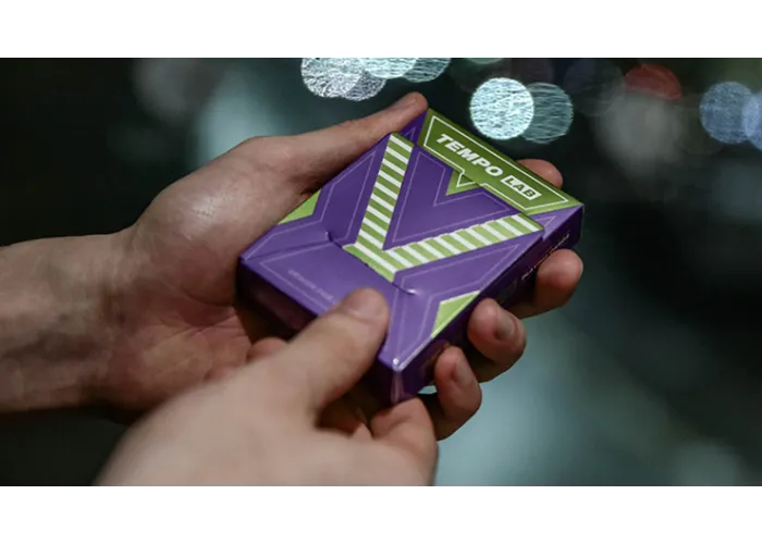 Tempo-Lab Purple Playing Cards