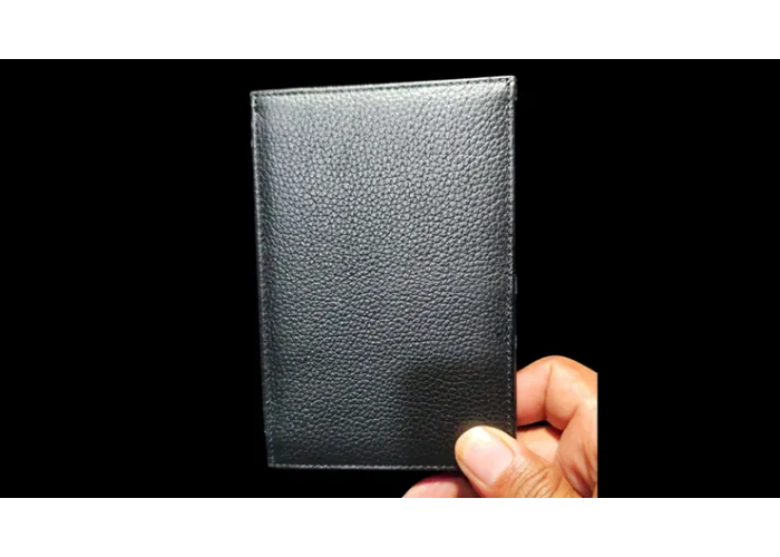 Mini Bombshell Wallet (Black Pebble) by CAHYO