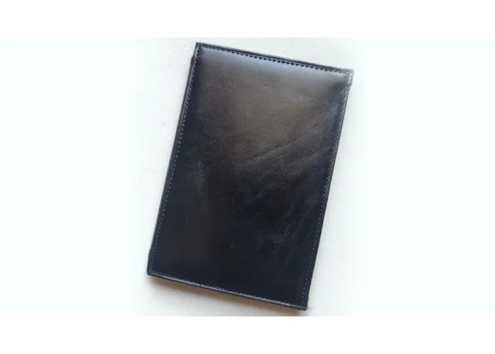 Mini Bombshell Wallet (Black Smooth) by CAHYO