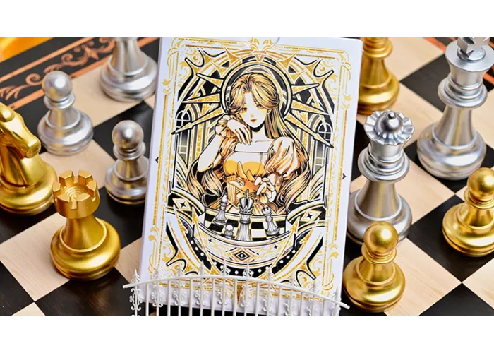 CHESS White Playing Cards by Hidden Light