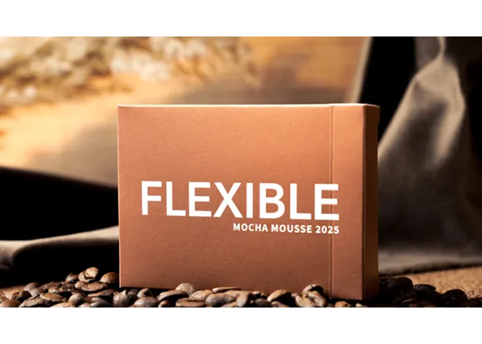 Flexible Mocha Mousse Playing Cards by TCC