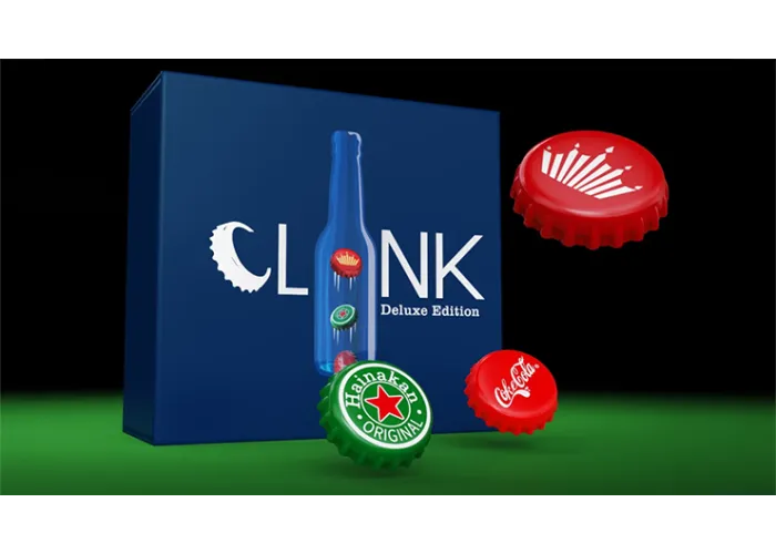 The Clink (Cap in Bottle) Set by Iarvel Magic and Wonder House (Heineken, Coke, and Budweiser)
