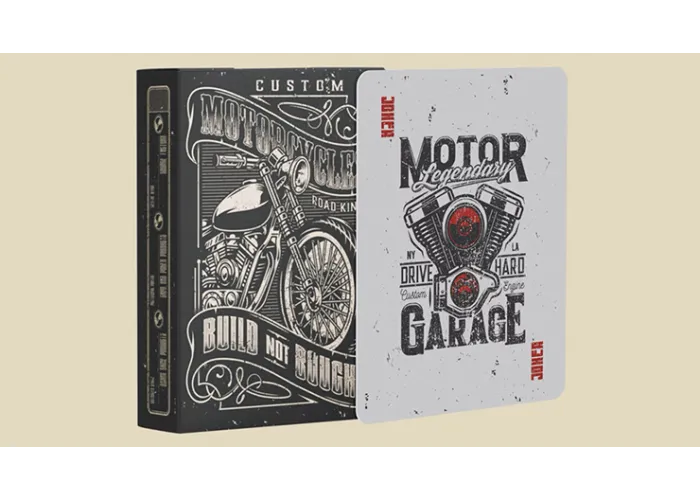 Custom Motorcycles Playing Cards