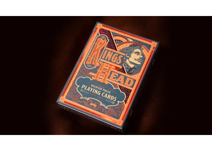 King's Head (Blue & Red) Playing Cards  by Joker and the Thief