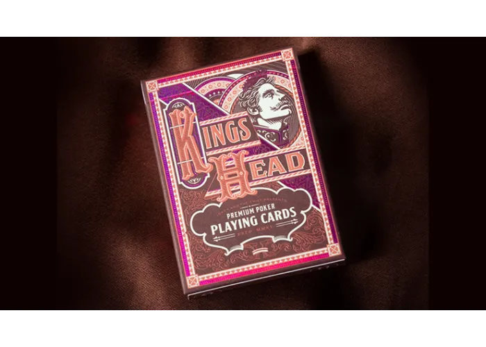 Kings Head (Purple and Rose) Playing Cards  by Joker and the Thief