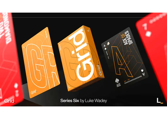Grid Series Six- Typographic Playing Cards