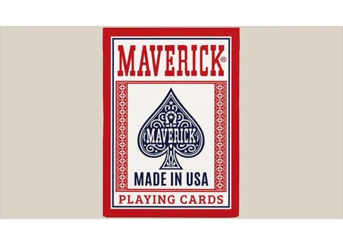 Maverick Made in the USA (Red) Playing Cards
