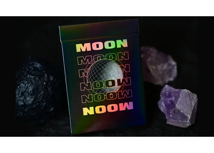 Moon (Black Holo) Playing Cards