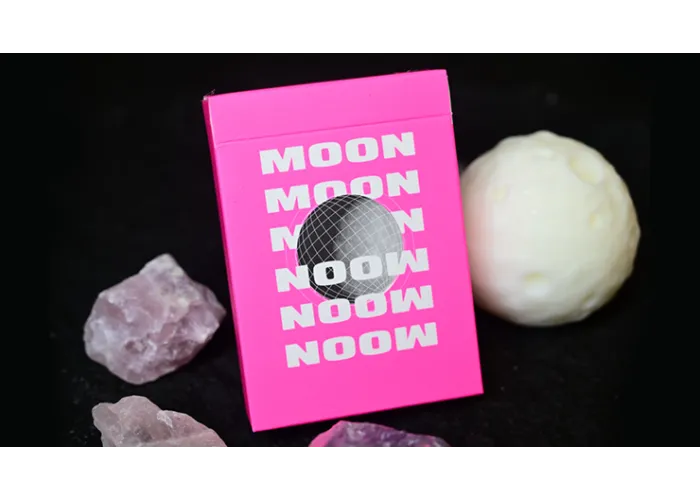 Moon (Pink) Playing Cards