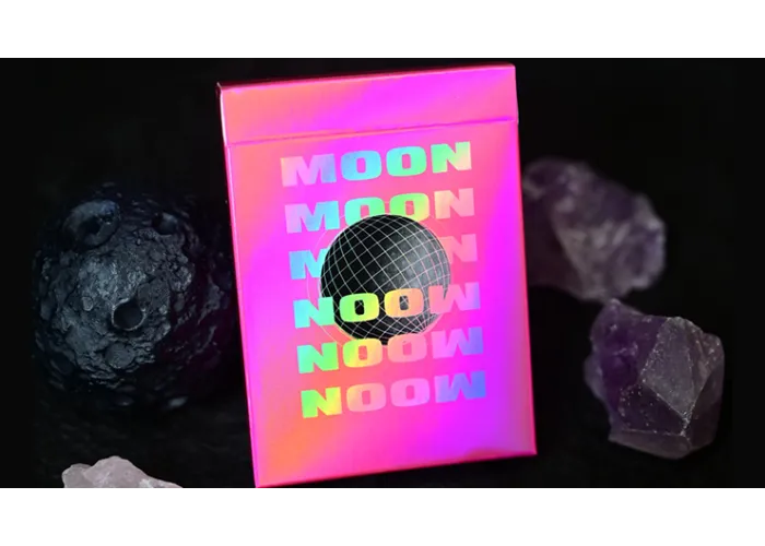 Moon (Pink Holo) Playing Cards