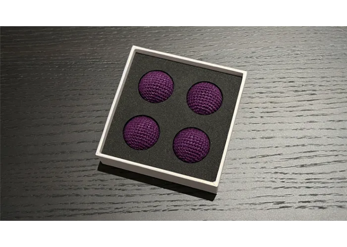 Shining Crochet Balls (Dark Purple) by JT Magic