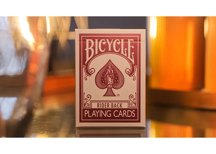 Bicycle Metallic Ruby Playing Cards