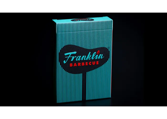 FRANKLIN BBQ RETRO BLACK PLAYING CARDS