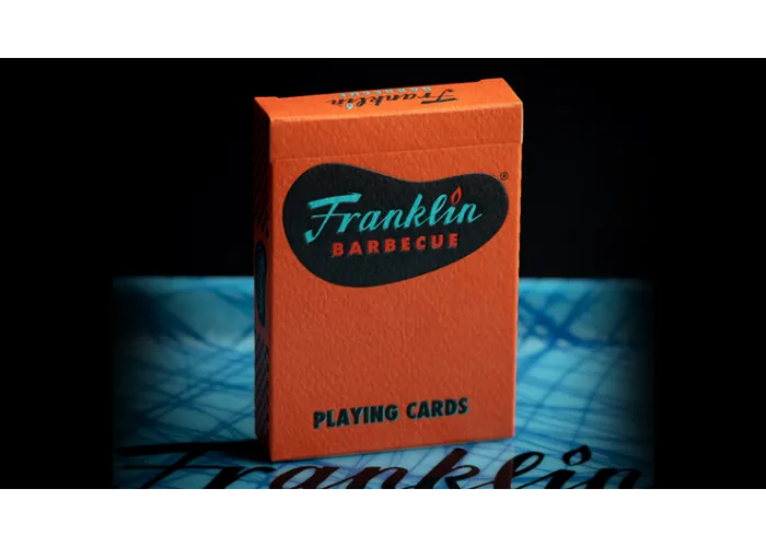 FRANKLIN BBQ CLASSIC ORANGE PLAYING CARDS