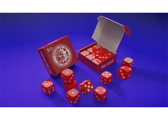 Forcing Dice Set by IARVEL Magic (Red)