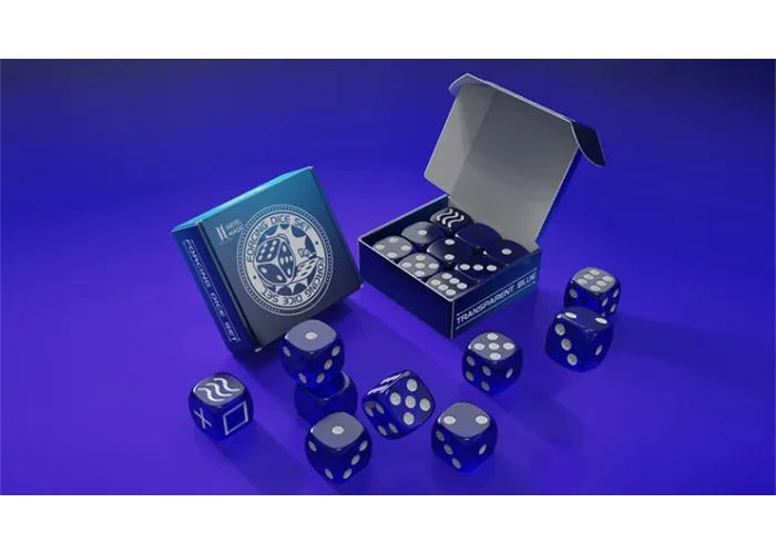 Forcing Dice Set by IARVEL Magic (Transparent Blue)