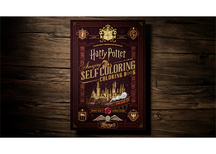 Harry Potter Self-Coloring Book by theory11 - Book