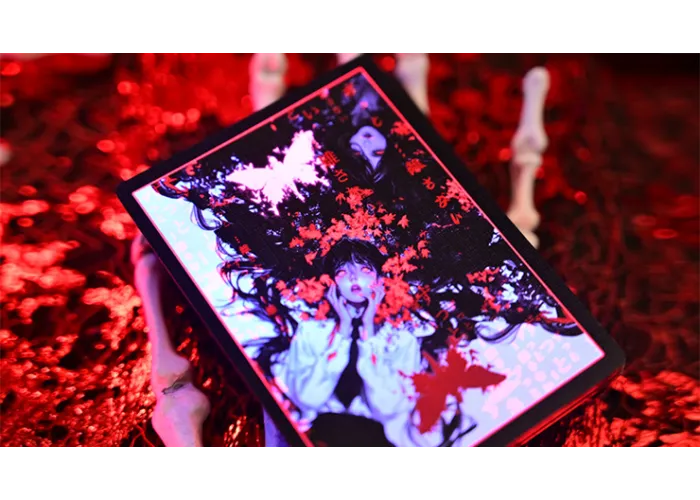 Crimson Maple Playing Cards by Evolkad