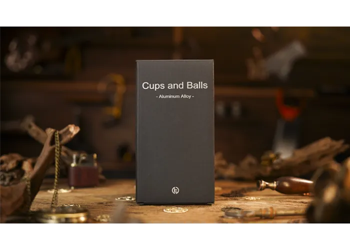 Aluminum Alloy Cups and Balls Set by TCC Magic