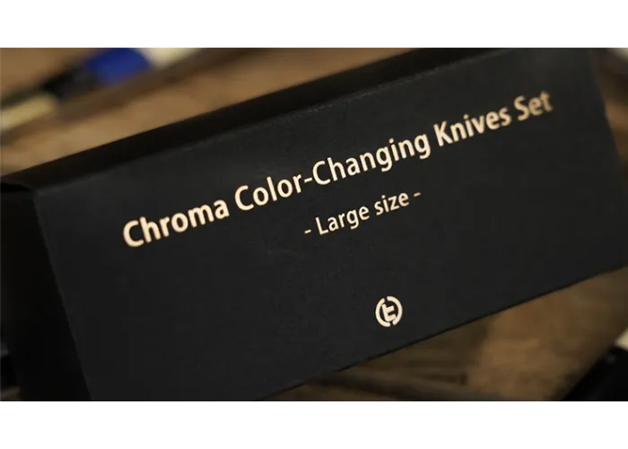 Chroma Color-Changing Knives Set (Large Size) by TCC Magic