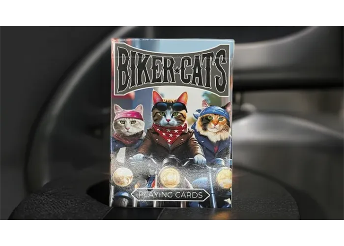 Biker Cats Playing Cards by Collectable Playing Cards