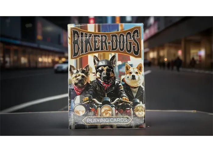 Biker Dogs Playing Cards by Collectable Playing Cards