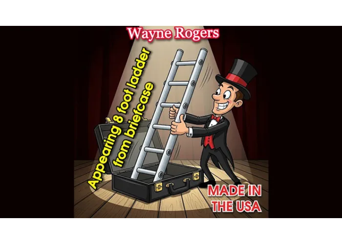 Wayne Rogers Appearing 8 Foot Ladder from Briefcase by Big Guys Magic