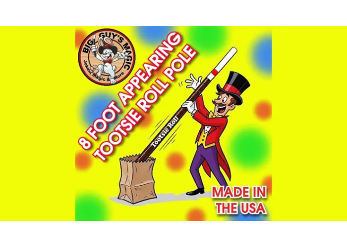 Appearing 8 Foot Tootsie Roll Pole by Big Guys Magic