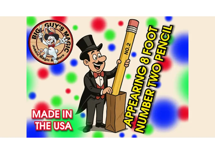 Appearing number two pencil- 8 Foot by Big Guys Magic