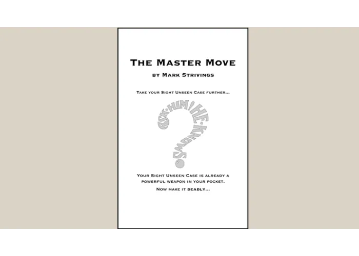The Master Move by Mark Strivings - Book