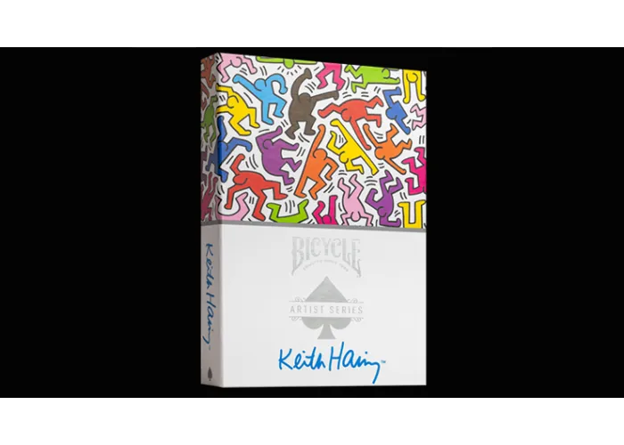 Bicycle Keith Haring (Box Set Red and Blue) Playing Cars by US Playing Cards
