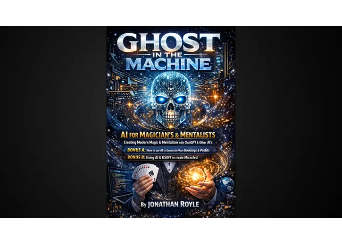 Ghost in the Machine AI for Magicians and MentalistsCreating Modern Magic & Mentalism with ChatGPT & Other AI's by Jonathan Royle eBook DOWNLOAD