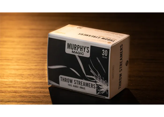 Throw Streamers 12 pk. (White / 30 Head) by Murphy's Magic